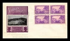 Dr Jim Stamps 3c Virgin Islands Scott 802 Block First Day Cover Ioor Cachet