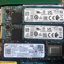Intel/SK hynix/Toshiba/KIOXIA Mixed Lot M.2 2280 NVMe PCIe SSD 512  * One Drive