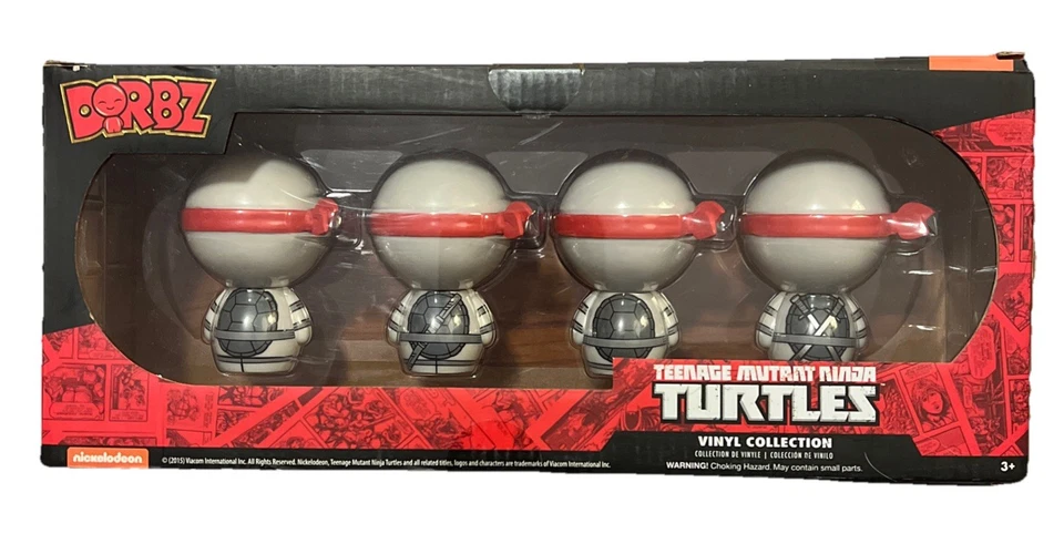 Funko Dorbz Teenage Mutant Ninja Turtles (Blanco y Negro) Exclusivo de Nueva York 2015 NUEVO Foto 2 de 2