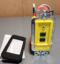 Hubbell GFMST20 Yellow GFCI Module, 20A 120Vac   *PS