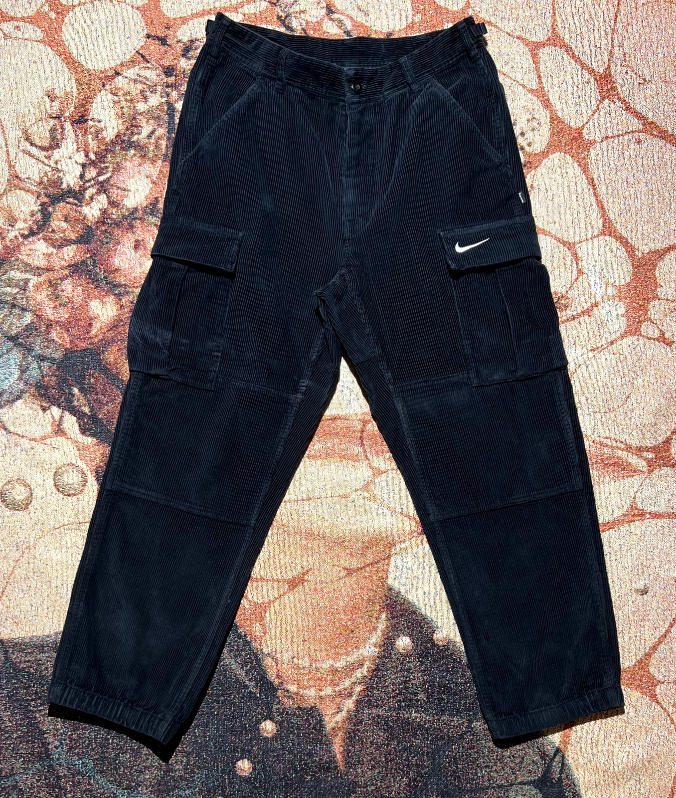 Pantalon cargo Supreme Nike Arc velours côtelé noir taille M