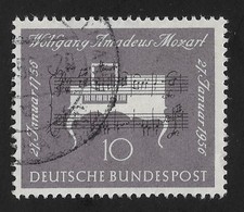 German Stamp 1956 The 200th Anniversary of the Birth Wolfgang Amadeus Mozart (A)