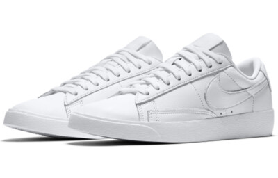 NIKE WMNS BLAZER LOW LE レザー 26cm US8 相当 Size 8 - Nike Blazer LE Low Triple White W for sale online