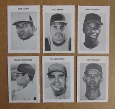 1969 MILTON BRADLEY BASEBALL GAME CARD SINGLES COMPLETE YOUR SET PICK CHOOSE A-L