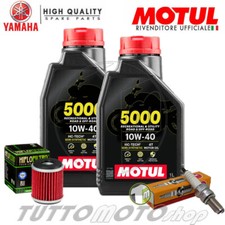 Tagliando YAMAHA X-MAX 125 2018 2019 2020 / MOTUL 5000 10w40 filtro + candela