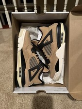 Size 9.5W / 8M - Jordan 4 Retro Fossil / Mushroom BRAND NEW  