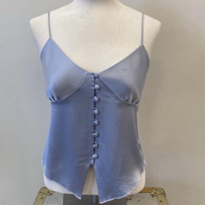NANUSHKA Elia Cami Spaghetti Strap Grey Size S Small