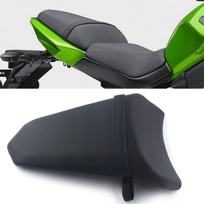 Kawasaki kz650 シート Black Rear Passenger Seat Cushion Fit For Kawasaki Ninja 650 EX650