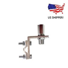 Pro Trucker Single Groove Slim Mirror Mount with SO-239 Stud Mount - BULK