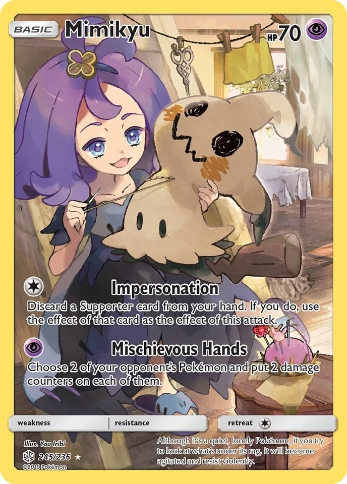 Mimikyu 245/236 Sm-Cosmic Eclipse