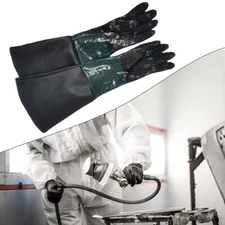 Heavy duty Sandblasting Gloves with Cotton Lining All around Protection