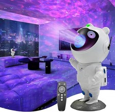 Astronaut LED Sternenhimmel Projektor Lampe Galaxy Nebula Nachtlicht 360° Aurora