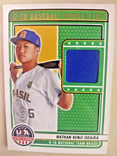 2023 Panini Stars & Stripes NATHAN KENJI ODAIRA World Cup BLUE JERSEY Swatch /10