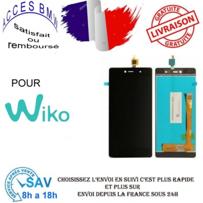 Écran Tactile Pour Wiko Fever Noir - Neuf, Compatible, Remplacement Facile
