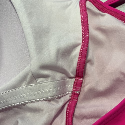 Eomenie One Piece Swimsuit Womens Large Pink Ruched Sides Padded Beach Vacation - Picture 9 of 10