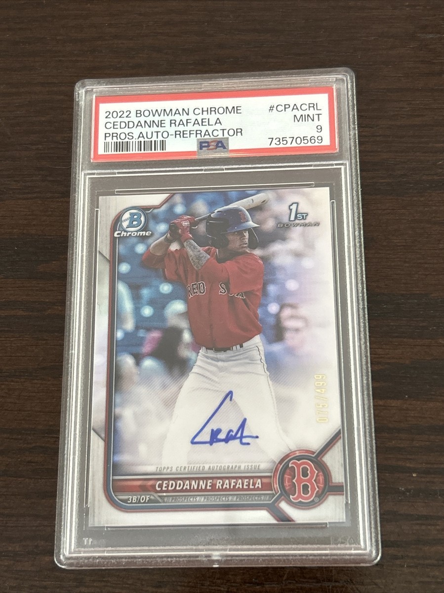 2022 1st Bowman Chrome CEDDANNE RAFAELA Refractor Auto /499