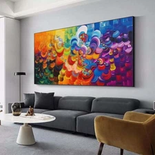 Abstract Hand Painted Oil Painting On Canvas For Living Room Home Decor X334