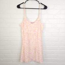 Show Me Your Mumu Caroline Mini Sundress Lemonade Cheetah Pink Yellow Pockets S