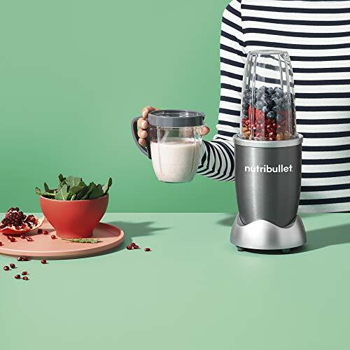 NutriBullet NBR-1201 12-Piece High-Speed Blender, Gray (600 Watts