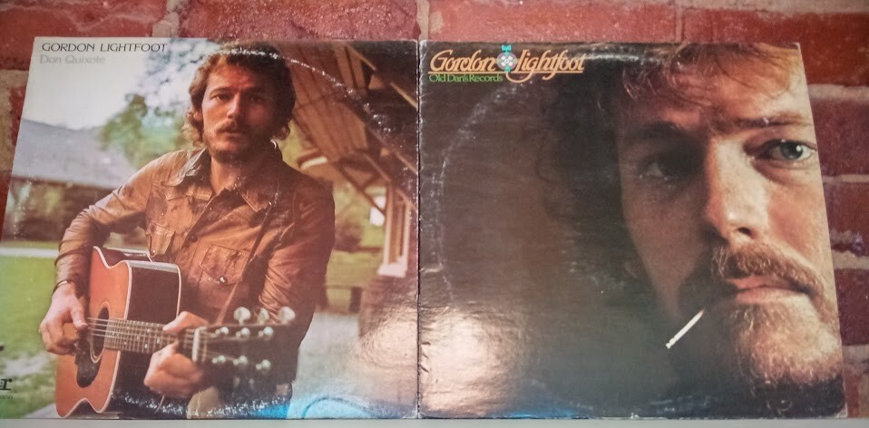 2 Gordon Lightfoot Vinyl albums. Old Dan's Records/Don Quioxte 1972 WB Near Mint