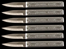 Carvel Hall Crab Knife - Set of 6 - New Stock - Steamed Crabs Picking - Paring