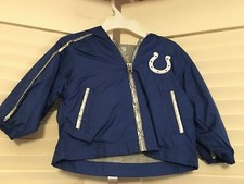INDIANAPOLIS COLTS JACKET Lined Windbreaker Jacket Size 12M 15 OFF SALE NEW