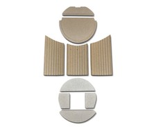 Feuerraumauskleidung für Justus Faro W+ 2.0 Kaminofen Ersatzteile Brennraum