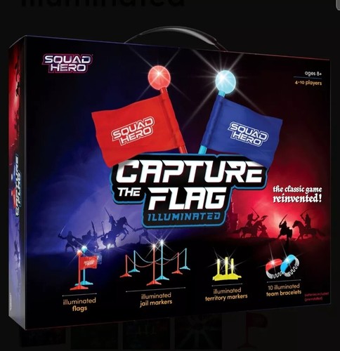 Squad Hero Capture The Flag Illuminated Play Set 10 Players New In Box NIB - 第 1/5 張圖片