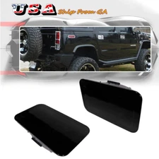 Smoked Lens Rear Bumper Reflectors Tail Light Lamps For 05-09 Hummer H2 15100038