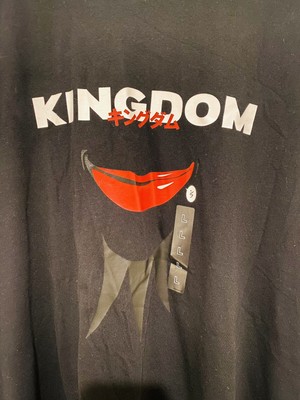 Kingdom Manga UT Shirt Uniqlo Size L Black Tee Anime Young Jump 40th  Anniversary for sale online | eBay