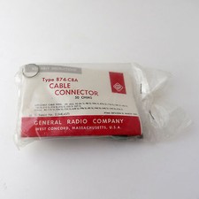 General Radio 874-C8A 50 ohm plug for RG-8
