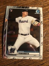 2020 Bowman Chrome Jordan Yamamoto Marlins RC 24