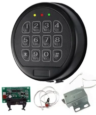 Gun Safe Lock Replacement Black Keypad with Mini Swingbolt Safe Electronic Lock