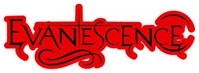 Evanescence sticker decal 6'' x 2''