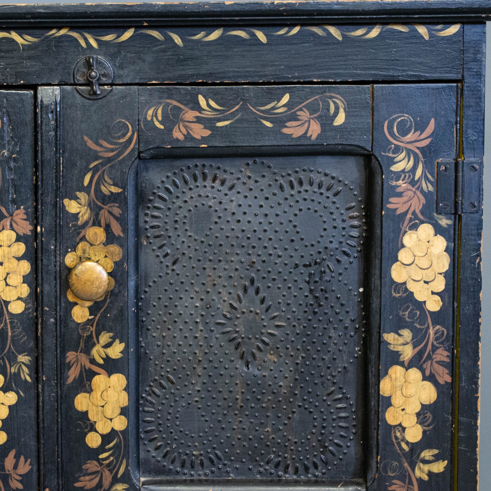 Antique American Black Painted Pie Safe eBay