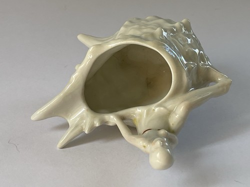 Art Nouveau vintage Woman on Shell Planter made in Japan - Picture 6 of 8