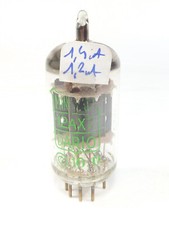 one rare Miniwatt Dario green label 12AX7 ECC83 mC2 F0B4 tested strong like new
