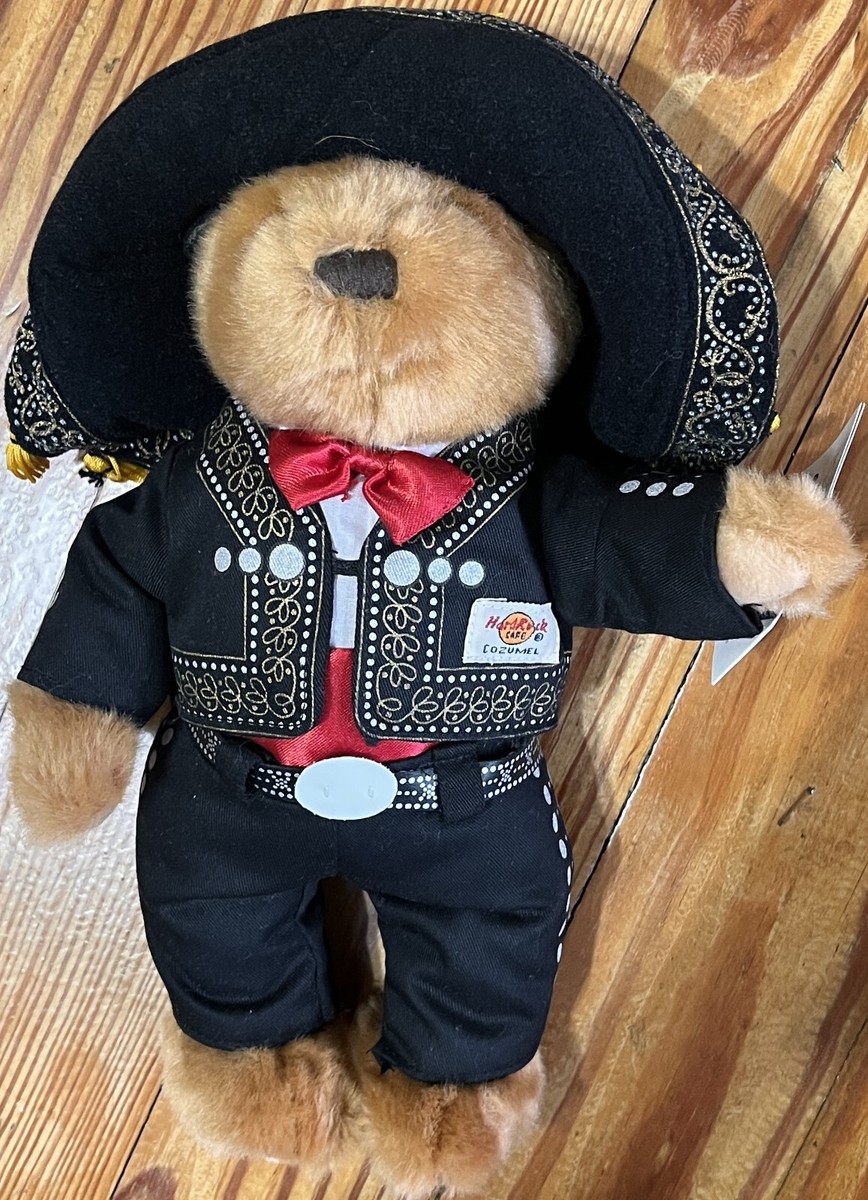 Hard Rock Cafe COZUMEL 2006 HRC Mariachi Teddy Bear 11