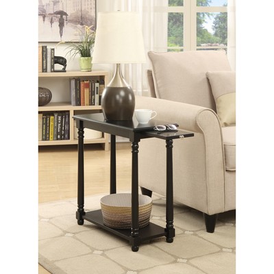 French Country Regent End Table Black