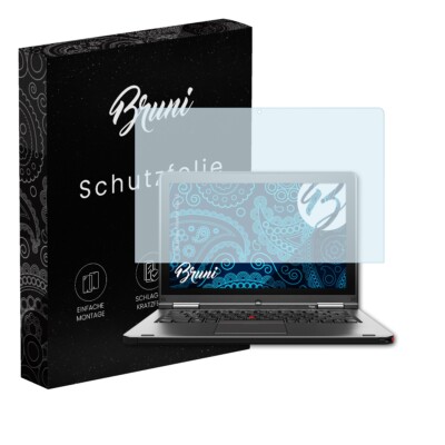 Bruni 2x Folie für Lenovo ThinkPad Yoga 12 Schutzfolie Displayschutzfolie