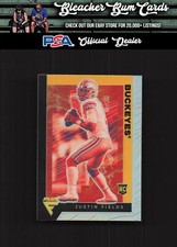 2021 Panini Chronicles Draft Picks 233 Justin Fields Flux Base Silver