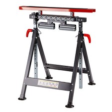 Multi-Rollenbock 75x70,5x82,5/127,5cm höhenverstellbar Rohrbock Arbeitsbock