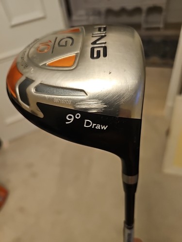 Ping G10 9 Degree Draw Driver, Grafalloy ProLaunch Red Regular Flex - Picture 2 of 13