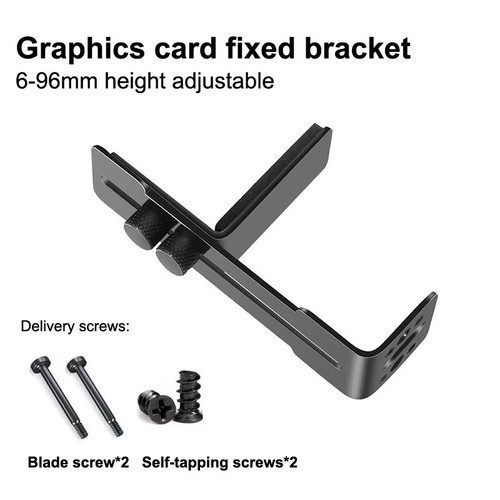 Computer Graphics Card Holder Chassis Fan Fixed Metal Bracket 6-96mm GPU Hol _yi - Afbeelding 13 van 14