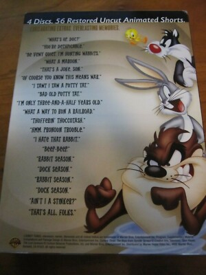 Looney Tunes Golden Collection 4-Disc DVD Collection | eBay