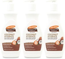 Palmer's Coconut Oil Formula Daily Body Lotion 400ml x3 Moisturiser