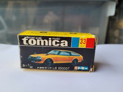 TOMICA 33 - TOYOTA CELICA LB 2000GT [RED] CAR MINT VHTF BOX