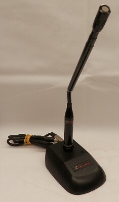 Vintage ANSR Audio Microphone Extendable Gooseneck with Weighted Base AM-DS
