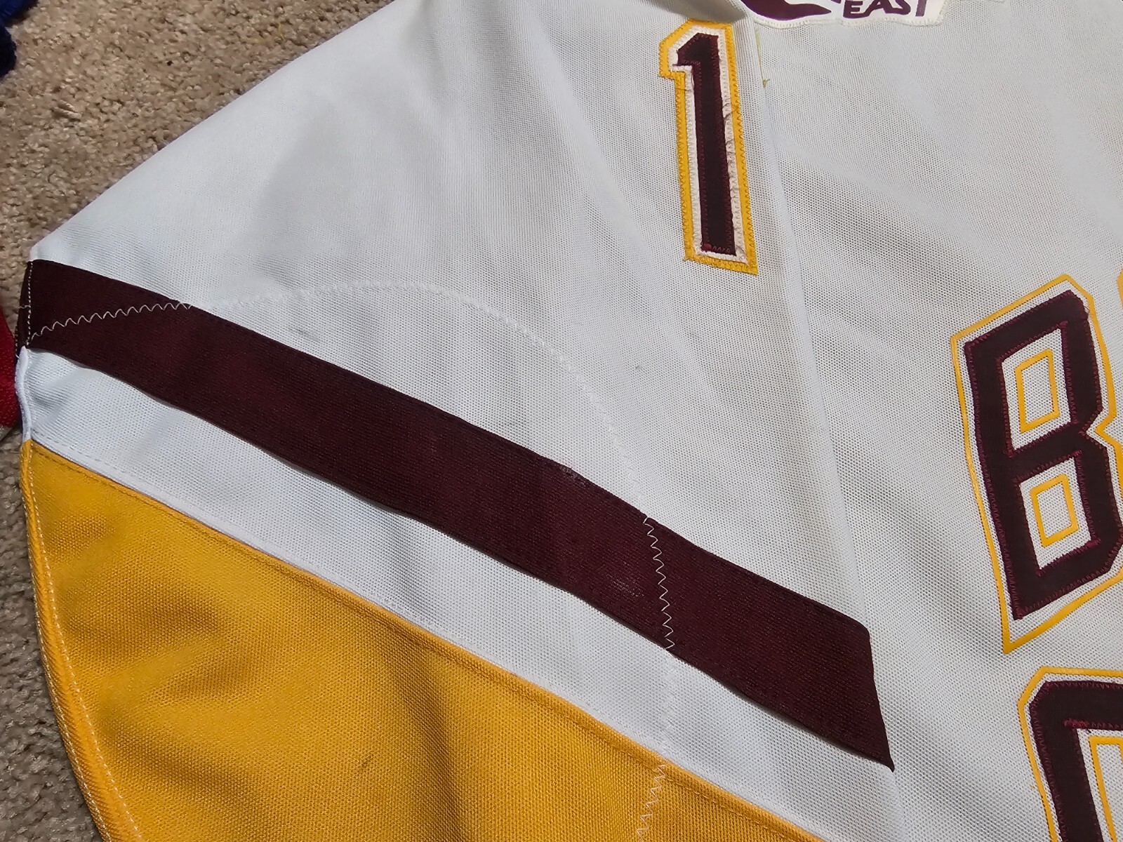 AJ WALKER 99'00 White Boston College Eagles Game Worn Jersey COA eBay