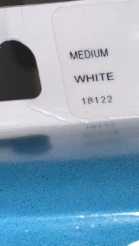 Mens Core-Spun COMPRESSION SOCKS 20-30mmHg WHITE MEDIUM NEW #18122 by THERAFIRM - Picture 4 of 5
